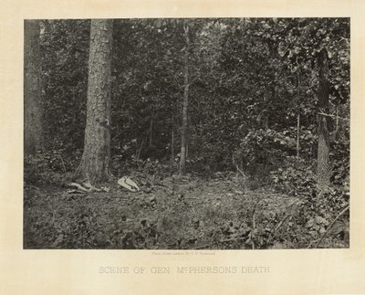 Scene of General McPherson
